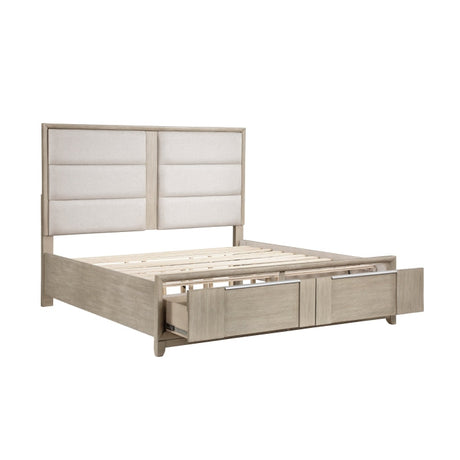 Mckewen Pewter Eastern King Platform Bed - Ornate Home