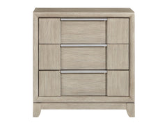 Mckewen Pewter Nightstand - Ornate Home
