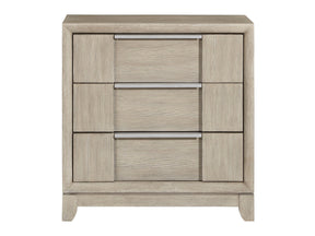 Mckewen Pewter Nightstand - Ornate Home