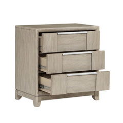 Mckewen Pewter Nightstand - Ornate Home