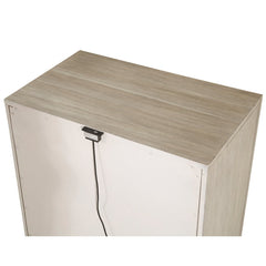 Mckewen Pewter Nightstand - Ornate Home