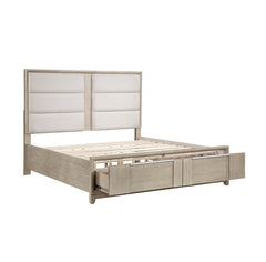 Mckewen Pewter Queen Platform Bed - Ornate Home