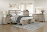 Mckewen Pewter Queen Platform Bed - Ornate Home