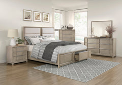 Mckewen Pewter Queen Platform Bed - Ornate Home