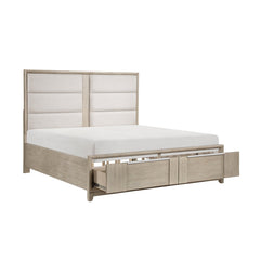 Mckewen Pewter Queen Platform Bed - Ornate Home