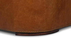 Mcmillan Brown Distilled Leather Sofa - Ornate Home
