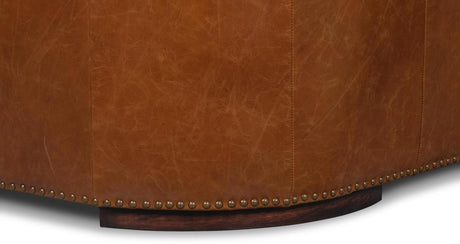 Mcmillan Brown Distilled Leather Sofa - Ornate Home