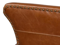 Mcmillan Brown Distilled Leather Sofa - Ornate Home