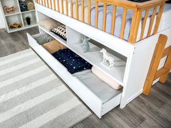 Mcpherson White/Oak Bunk Bed - Ornate Home
