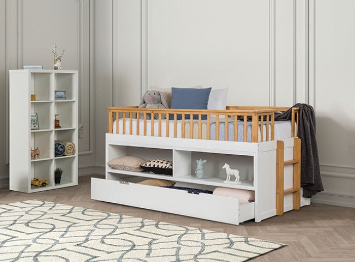 Mcpherson White/Oak Bunk Bed - Ornate Home