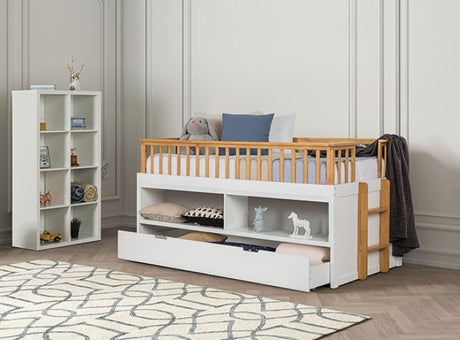 Mcpherson White/Oak Bunk Bed - Ornate Home