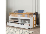 Mcpherson White/Oak Bunk Bed - Ornate Home