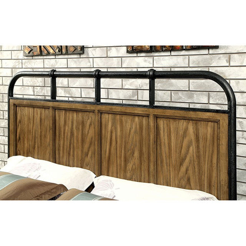 Mcville Dark Oak Cal.King Bed - Ornate Home