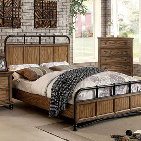 Mcville Dark Oak Cal.King Bed - Ornate Home