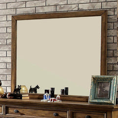 Mcville Dark Oak Mirror - Ornate Home