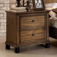 Mcville Dark Oak Nightstand - Ornate Home
