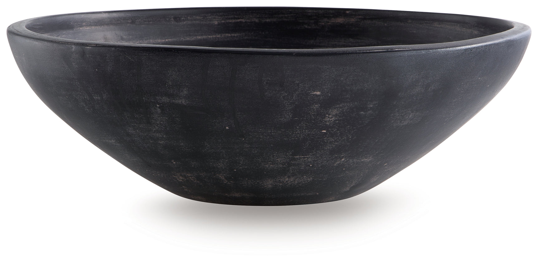 Meadie Distressed Black Bowl - Ornate Home