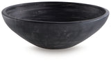 Meadie Distressed Black Bowl - Ornate Home