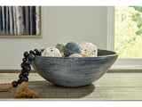 Meadie Distressed Blue Bowl (Online Special Price) - Ornate Home