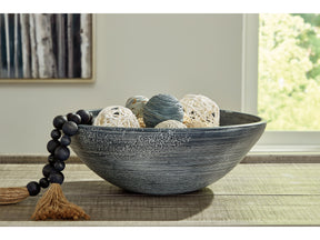 Meadie Distressed Blue Bowl (Online Special Price) - Ornate Home