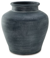 Meadie Distressed Blue Vase 12" (Online Special Price) - Ornate Home