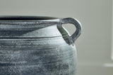 Meadie Distressed Blue Vase 8" (Online Special Price) - Ornate Home