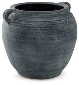 Meadie Distressed Blue Vase 8" (Online Special Price) - Ornate Home