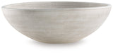 Meadie Distressed White Bowl (Online Special Price) - Ornate Home