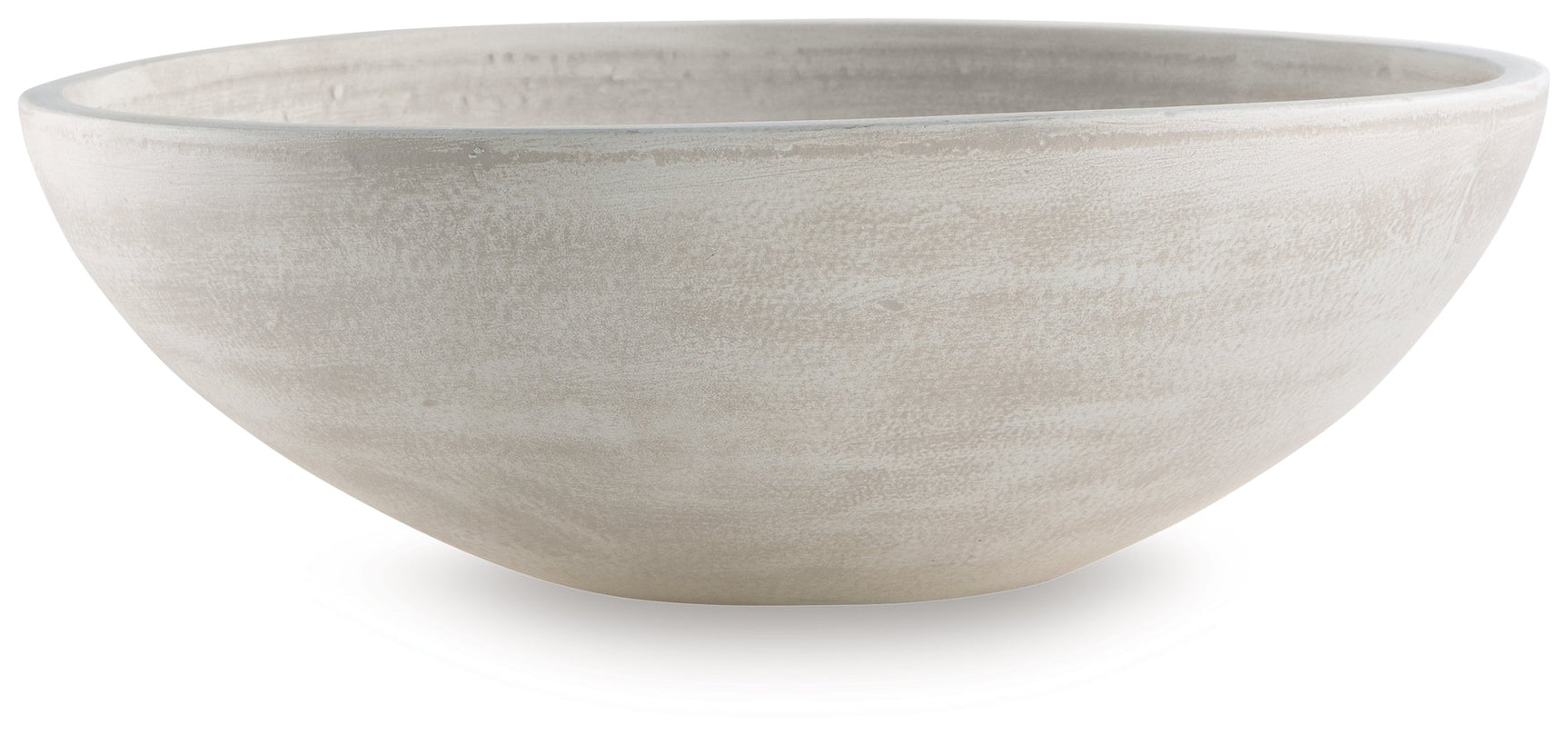 Meadie Distressed White Bowl (Online Special Price) - Ornate Home