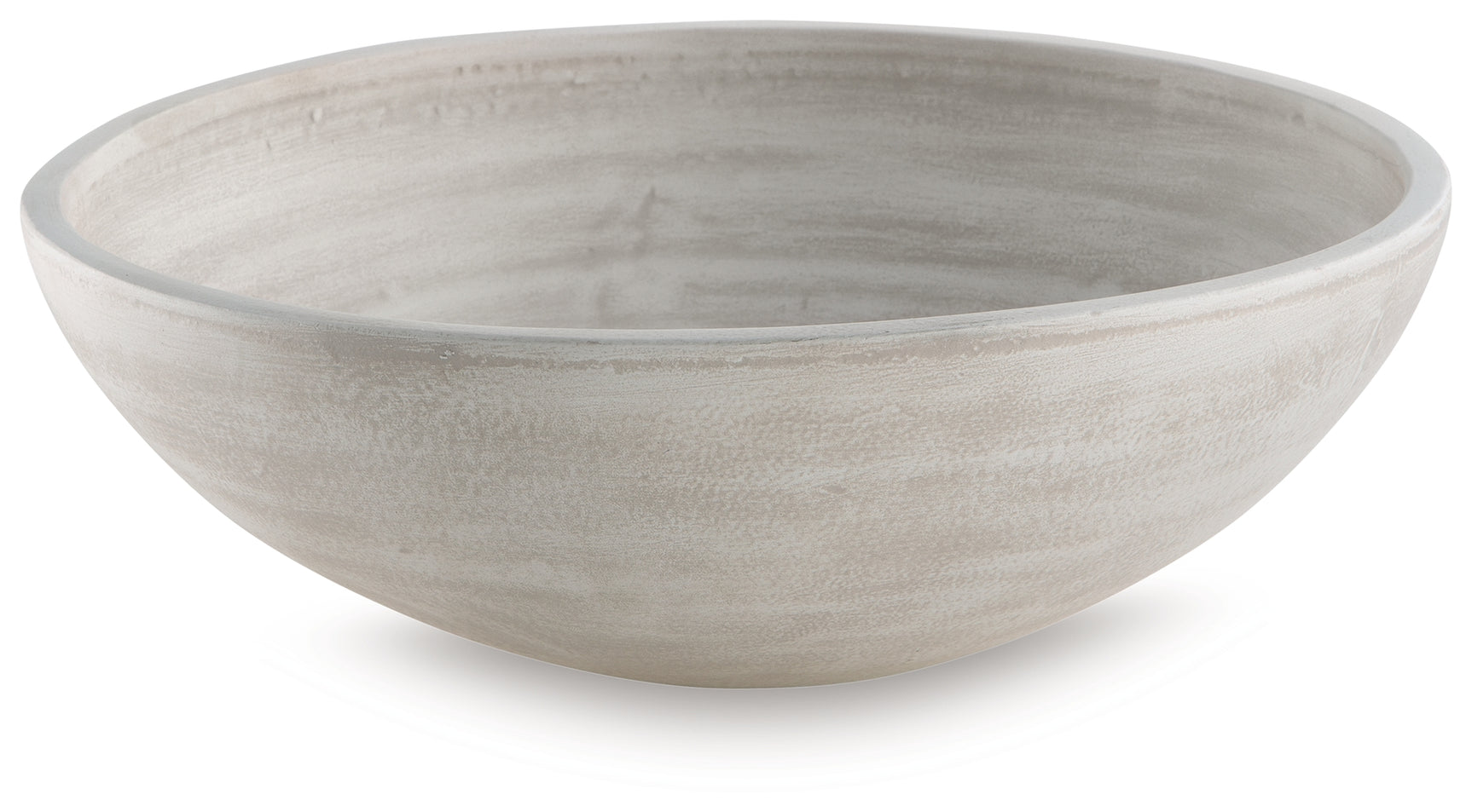Meadie Distressed White Bowl - Ornate Home