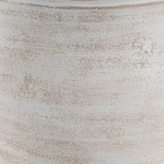 Meadie Distressed White Vase - Ornate Home
