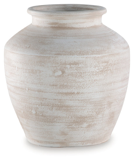 Meadie White Vase - Ornate Home