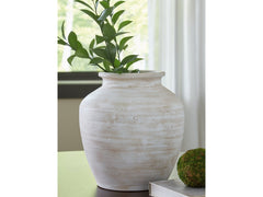 Meadie White Vase - Ornate Home