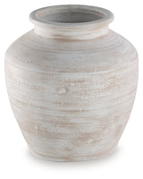 Meadie White Vase - Ornate Home