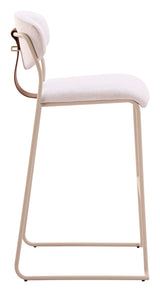 Meadow Cloud White Barstool (Set of 4)