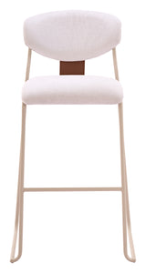 Meadow Cloud White Barstool (Set of 4)