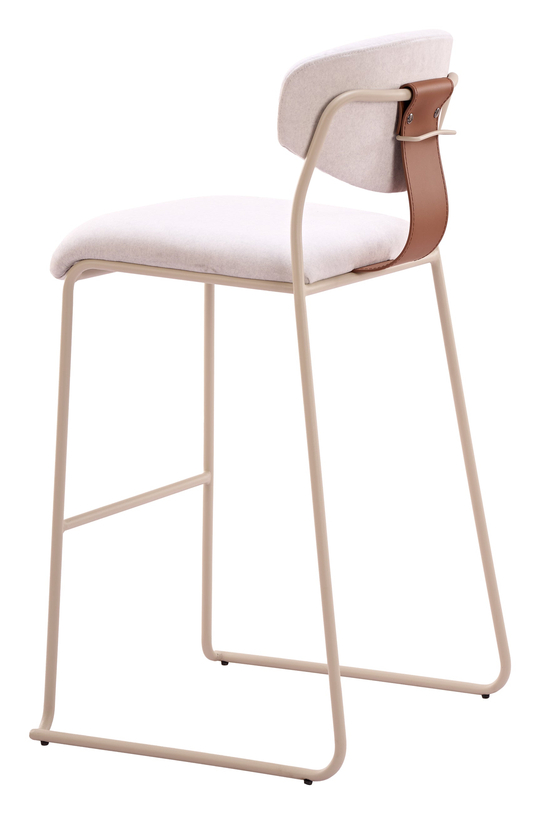 Meadow Cloud White Barstool (Set of 4)