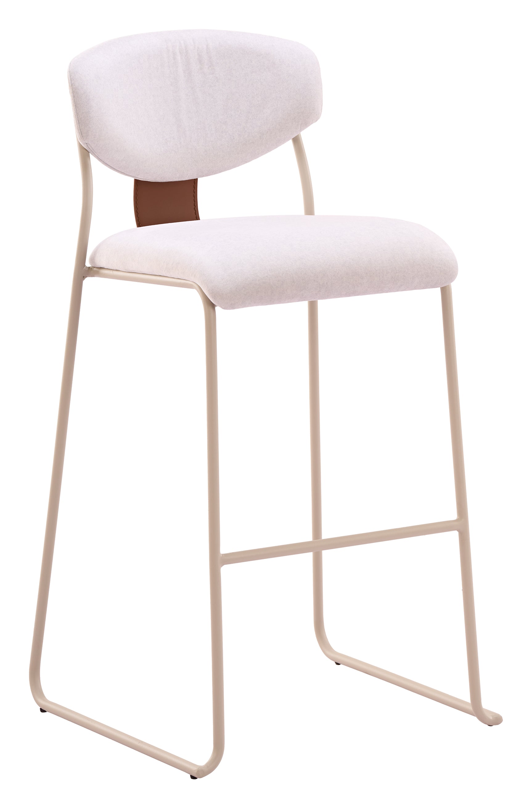 Meadow Cloud White Barstool (Set of 4)