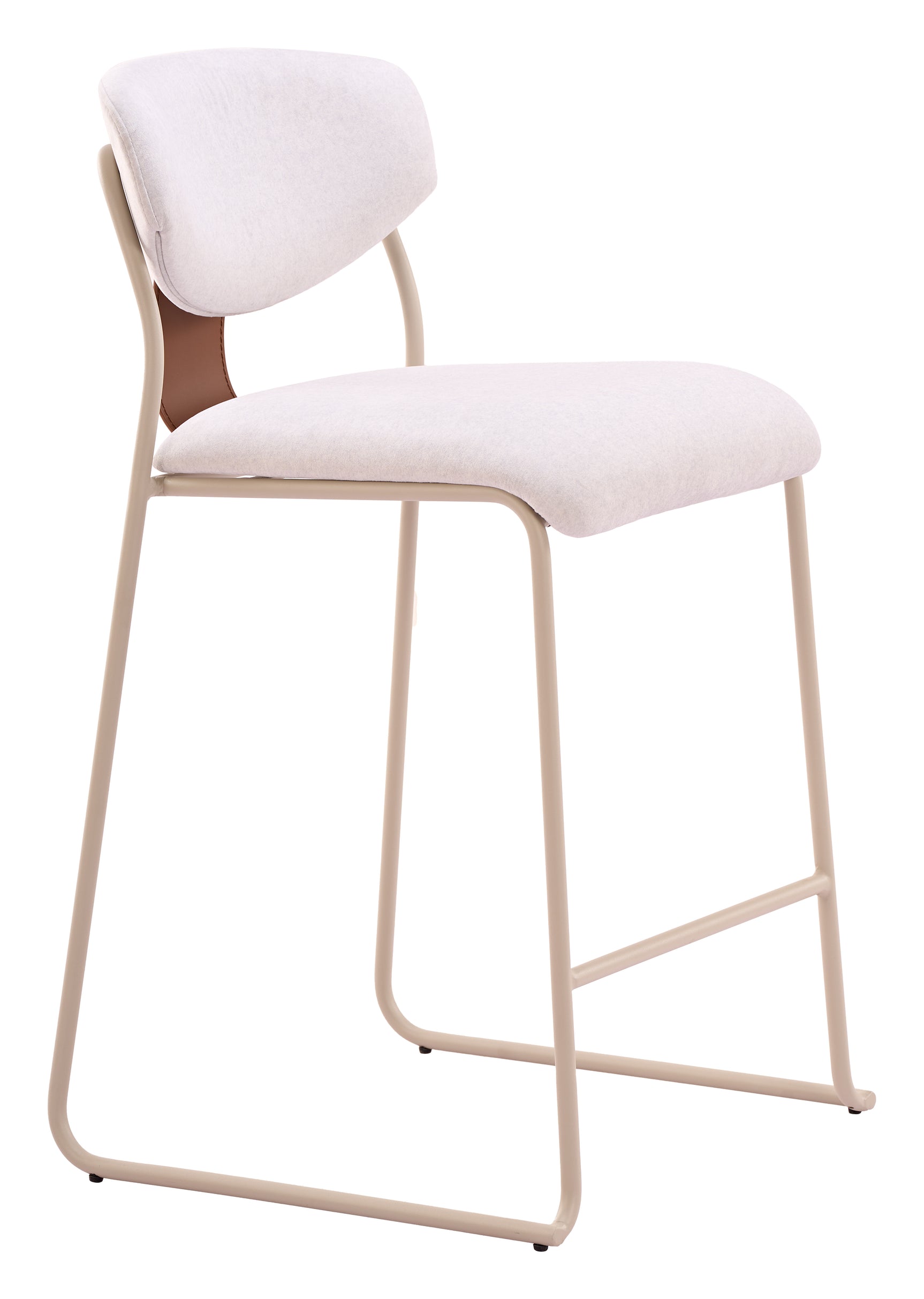Meadow Cloud White Counter Stool (Set of 4)