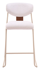 Meadow Cloud White Counter Stool (Set of 4)