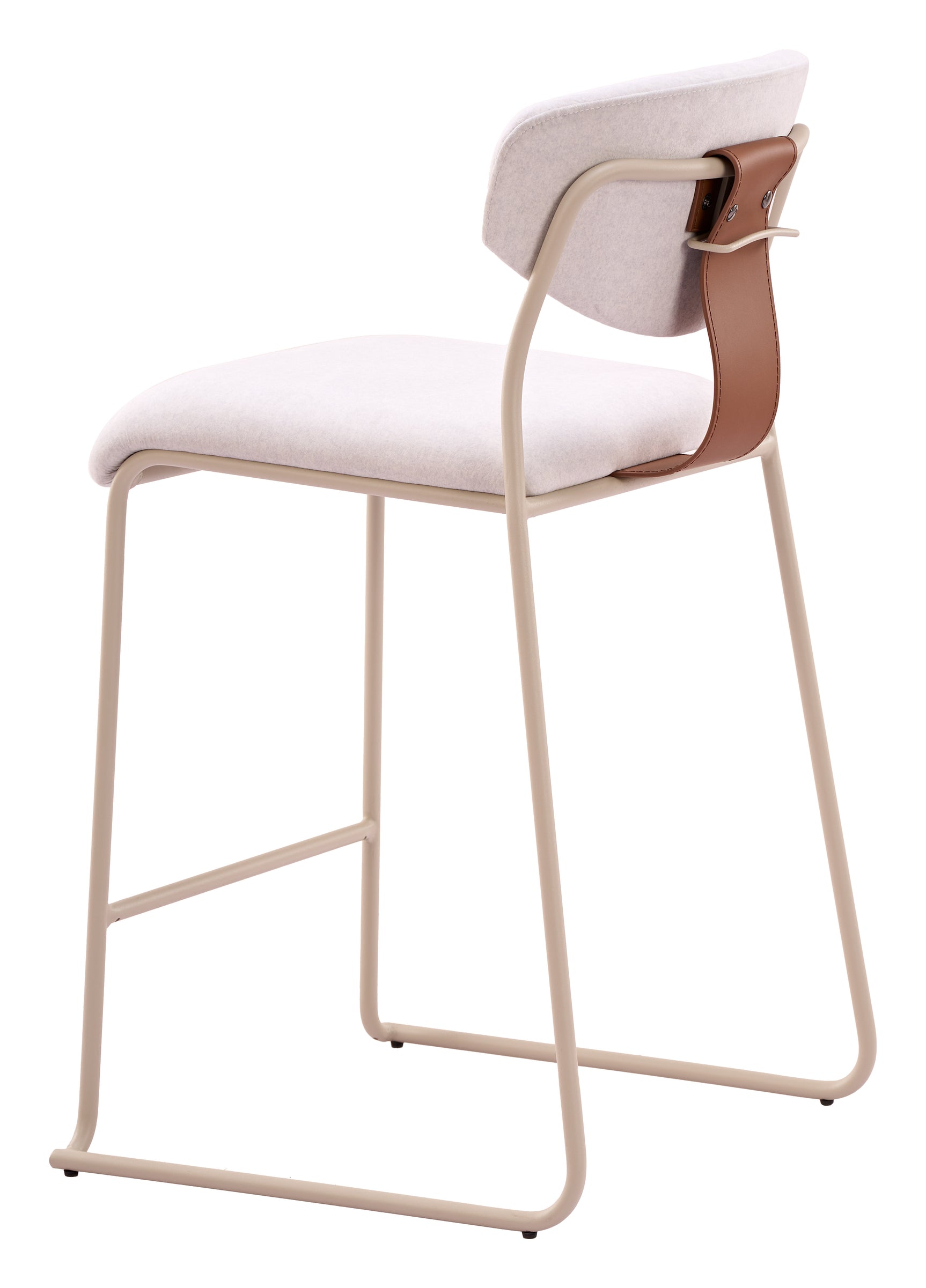 Meadow Cloud White Counter Stool (Set of 4)