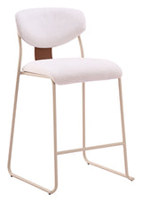 Meadow Cloud White Counter Stool (Set of 4)