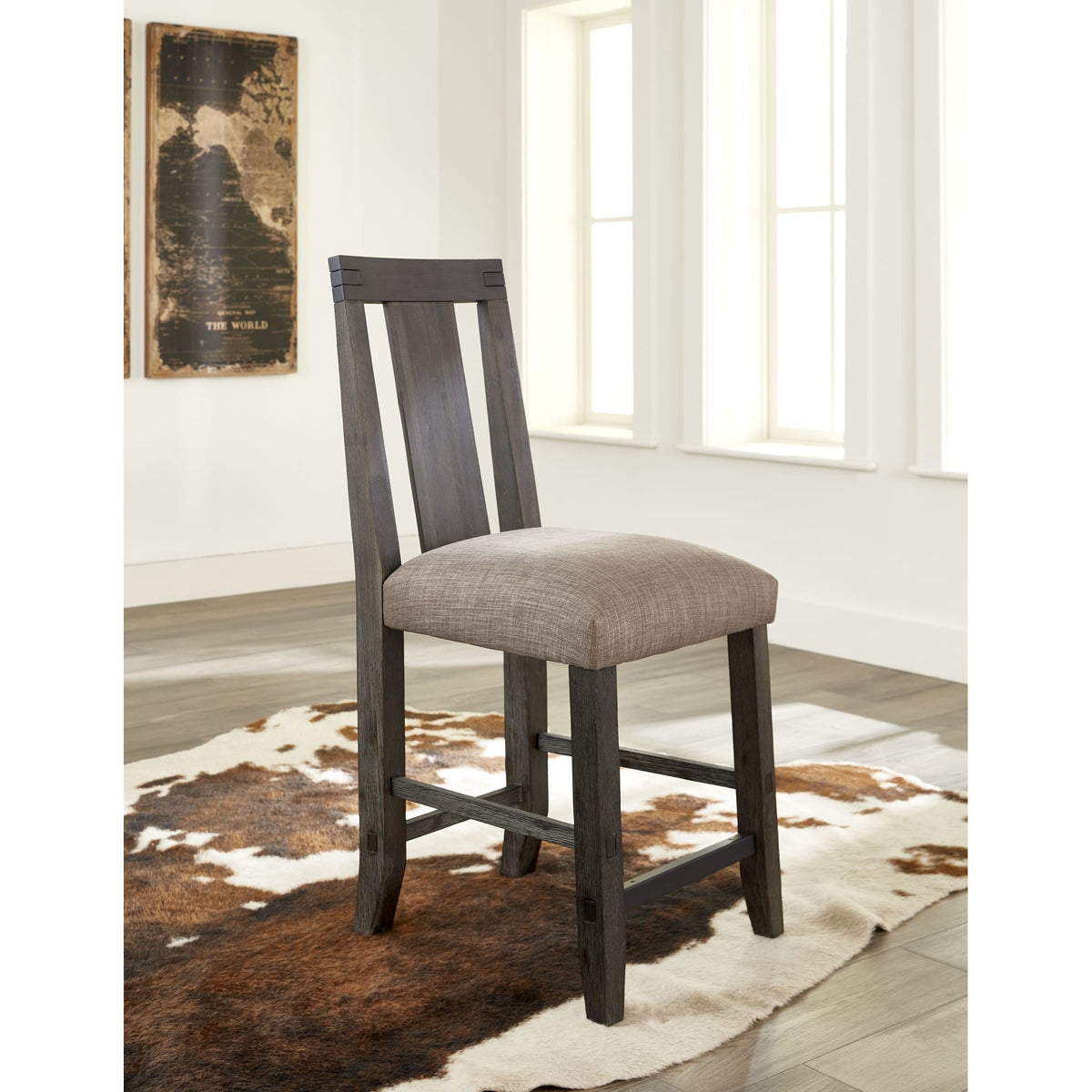 Modus Meadow Graphite Counter Stool (Set of 2) |Ornate Home