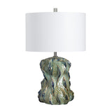 Meadow Green/Taupe/Navy Table Lamp - Ornate Home