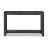 Meadow Solid Console Table in Graphite - Ornate Home