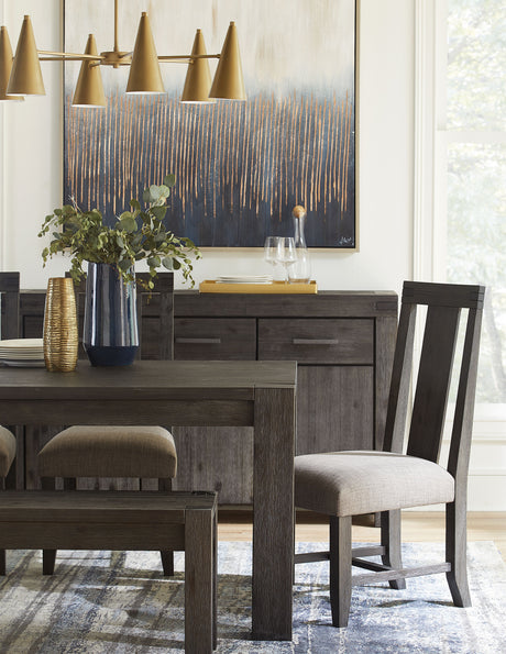 Meadow Solid Wood Bench in Graphite - Ornate Home