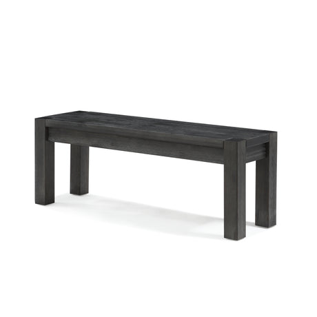 Meadow Solid Wood Bench in Graphite - Ornate Home