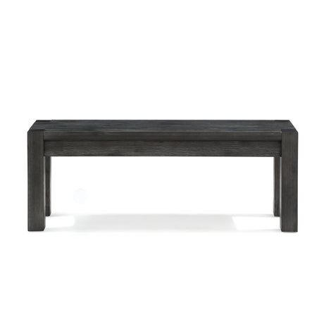 Meadow Solid Wood Bench in Graphite - Ornate Home