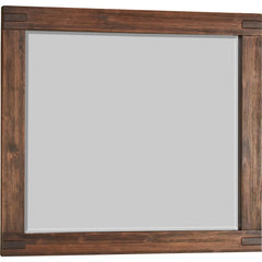 Meadow Solid Wood Mirror in Brick Brown - Ornate Home