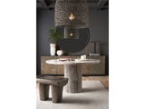 Meadow White Travertine Dining Table - Ornate Home